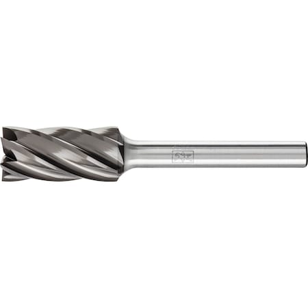 Pferd HICOAT Bur - Cylind. End Cut, DBL Cut - 1/2" x 1" x 1/4" Shank - SB-5, NFE Coating 27105